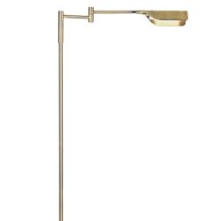 Brightech Leaf Pharmacy LED Reading Lamp, Dimmable Floor Lamp with Easy Rotation Over Chair or Desk for Living Rooms & Offices, Adjustable Standing La