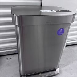PICK UP OR DELIVERY SIMPLE HUMAN TRASH CAN 