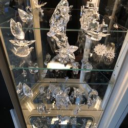 Hundred Of Swarovski Crystal Sculptures Cute Animals And Disney