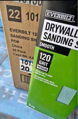 Everbilt 120 Grit Drywall Sanding Sheets