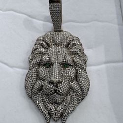 Diamond Lion Pendant