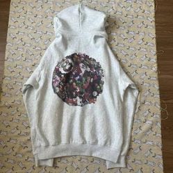 Stussy 8 Ball Ash Heather Hoodie