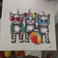 Cat painting 