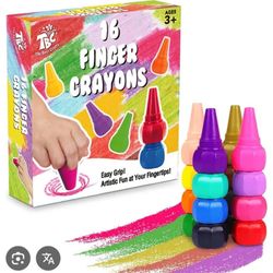 TBC 16 finger Crayons  It Is easy to grip that make it good for small hand
