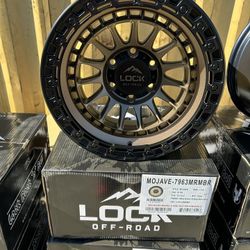 LOCK OFF-ROAD MOJAVE -7963 6x135 SIZE 17x9 ET:0mm MATTE BRONZE W MATTE BLACK RING