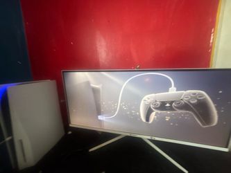 ps5 and 34 inch crua monitor