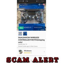 Fake "generic" "high copy" Ps4 controllers