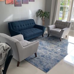 Sofa Loveseat & 2 Chairs from City Furniture