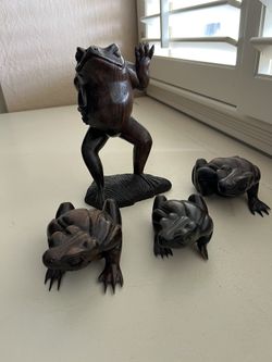 Frog Carvings