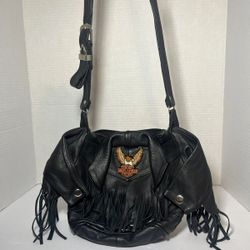 Harley Davidson jacket style crossbody purse
