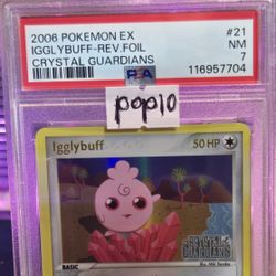 Pokemon EX Ruby And Sapphire: Igglybuff Reverse Holo #21