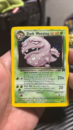 Dark Weezing Pokemon GRAIL!!