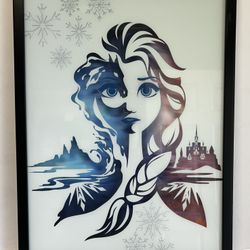 Disney’s Elsa Frozen Framed Picture 