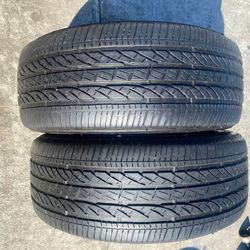 245/50R19 Bridgestone Dueler Run Flat Pair of Used Tires