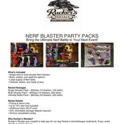 🎯 Nerf War Party Rentals 🎯