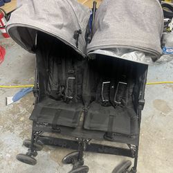 Jeep PowerGlyde Side-by-Side Double Stroller