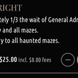 Queen Mary Dark harbor 4 Tickets