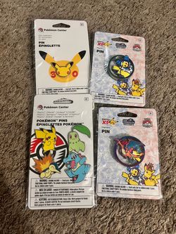 2026 San Francisco Pokémon Center Collector Pins Set of 4
