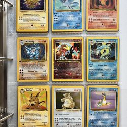 Pokemon Cards VINTAGE Rare Collection lot binder Holo WOTC 1999 Era