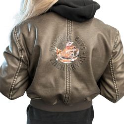 Zach Bryon Brown Bomber Jacket 