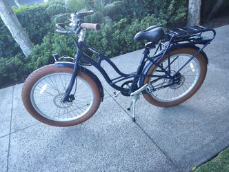 Priority e-bike beach cruiser