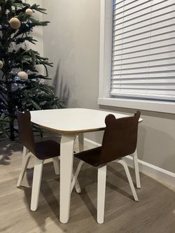 OEUF BEAR PLAY CHAIRS + TABLE SET