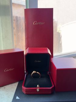 Cartier panthere ring in rose gold size 63