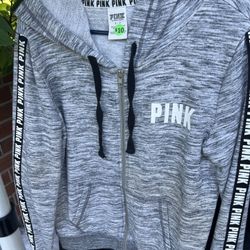 Victoria Secrets Pink gray sweatshirt size S