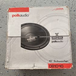 Polk Audio 10” DB 1040 Subwoofer 