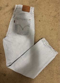 Ribcage straight ankle jeans