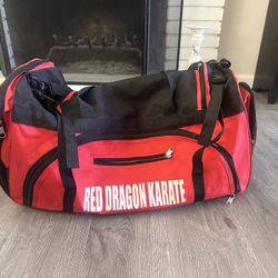 Red Dragon Karate Bag W/ Gear 