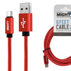 6 Ft Lightning Speed Type C Charger