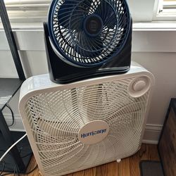Box fan and desktop fan