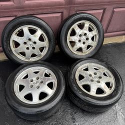 Set Of 4 Rims And Tires For Acura/Honda 225/55/16