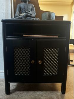 Vintage record cabinet