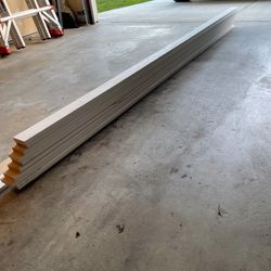 New Primed Mdf Baseboards ( 1/2in By 4in ) Have 168linear  Ft (0.50$ Per Linear Ft) PRICE FIRM 