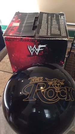 The Rock Bowling Ball 12lbs Black. Never Been Drilled!