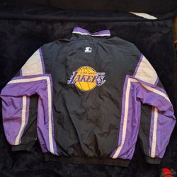 Vintage Los Angeles Lakers Starters Windbreaker Jacket 