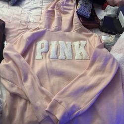 PINK Victorias Secret Hoodie 2XL Womens Plus Size