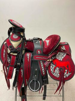 Montura charra con bordados