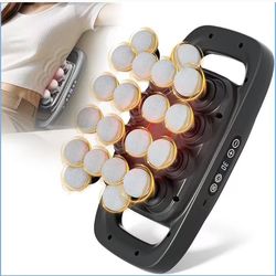 20-Head Massage Gun, 30 Intensity Levels 3 Modes, Deep Tissue Massager with 50KG Force & Noise-Free Motor for Neck Back Legs Shoulders, Portable for F