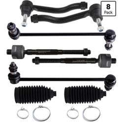 Front Inner Outer Tie Rod End For 2009-2014 For Nissan Murano