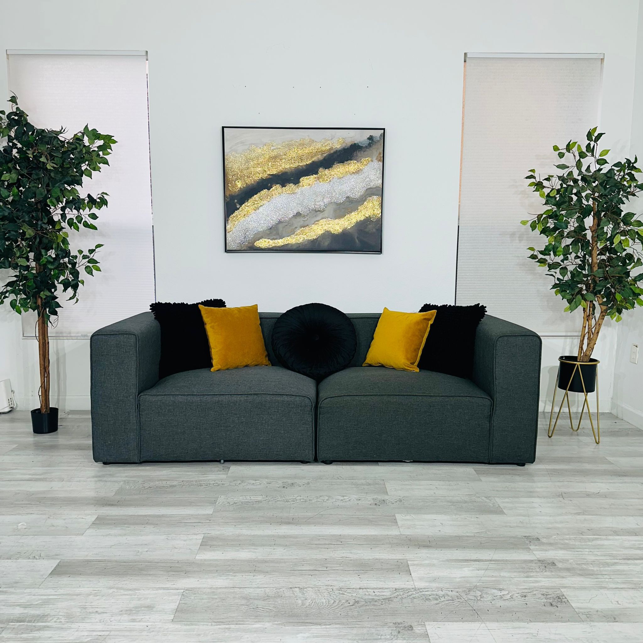 Sectional Modular Dark Gray  - FREE DELIVERY