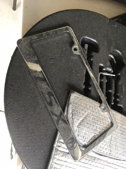 Tsx plate frame chrome