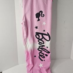 Womens 3XL Barbie Graphic Jogger Pants W Pockets 