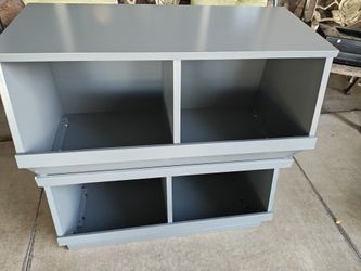2 TIERED MODULAR STORAGE UNIT