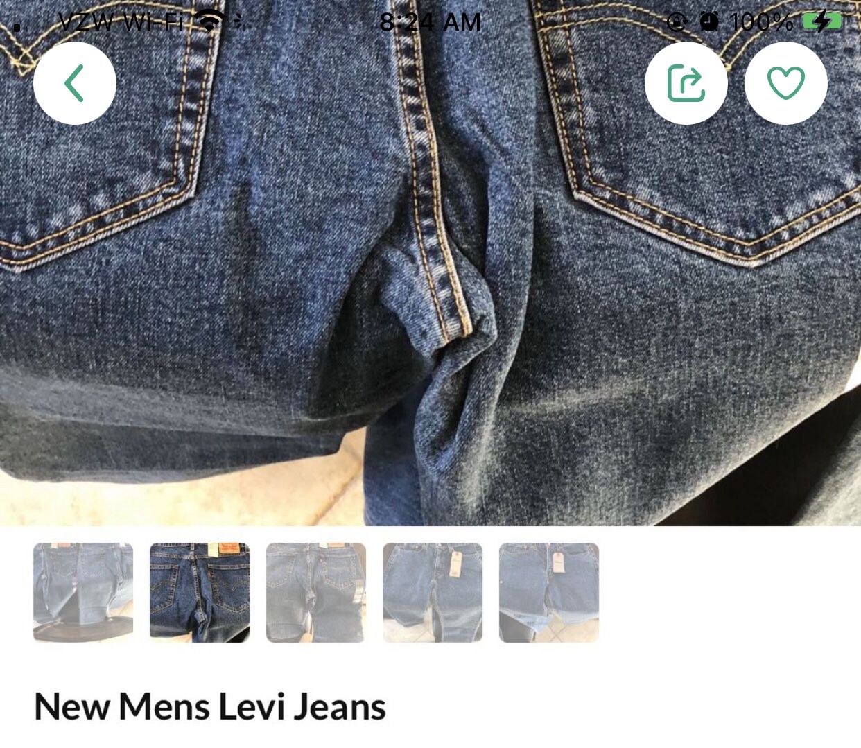 Levi Men’s Jeans