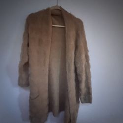 Tan Cardigan Sweater