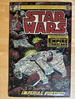 MARVEL STAR WARS  #41 JAN 1981 COMIC -  1st Appearance Of Yoda. TIN