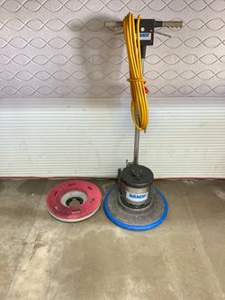Used 17 inch Brady scrubber with brush. Works great. $480 OBO